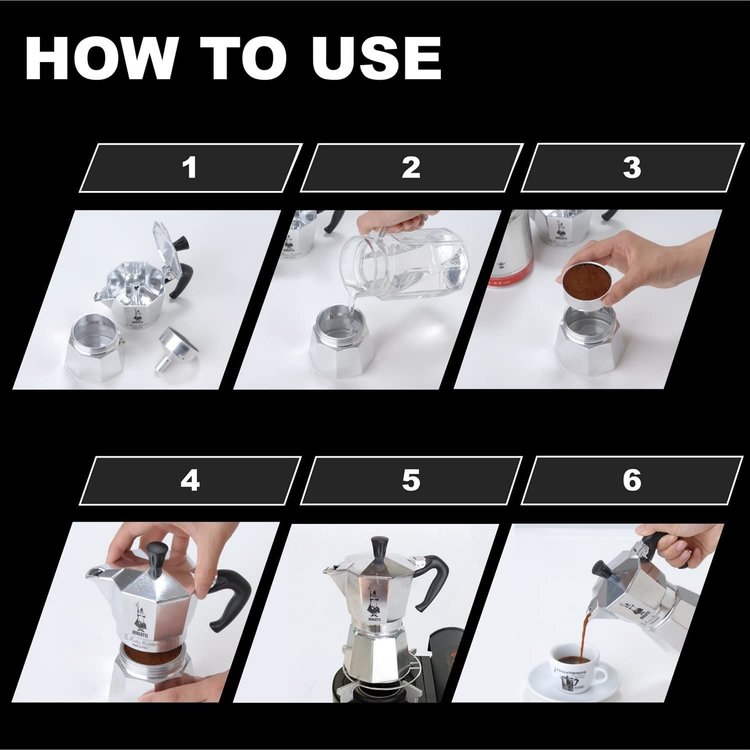 Bialetti Moka Express 6 cup Espresso Maker