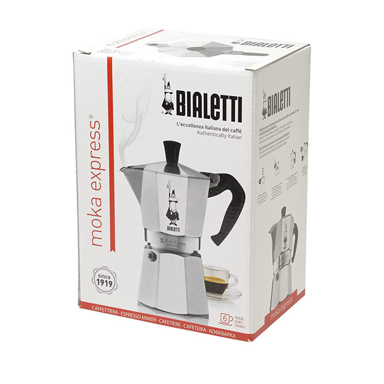 Bialetti Moka Express 6 cup Espresso Maker