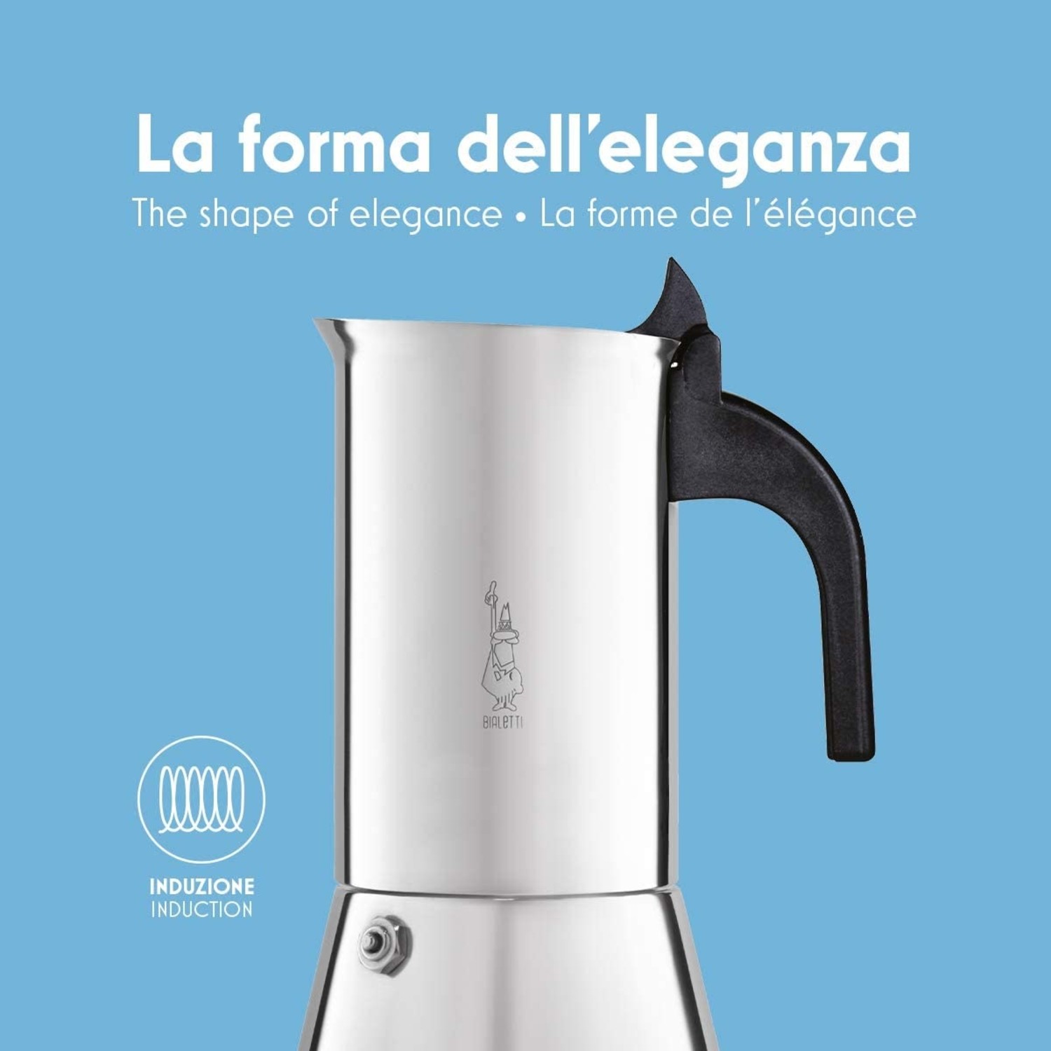 bedenken temperament Discrimineren Bialetti 6 cup Stainless Steel Stovetop Espresso Maker - Whisk