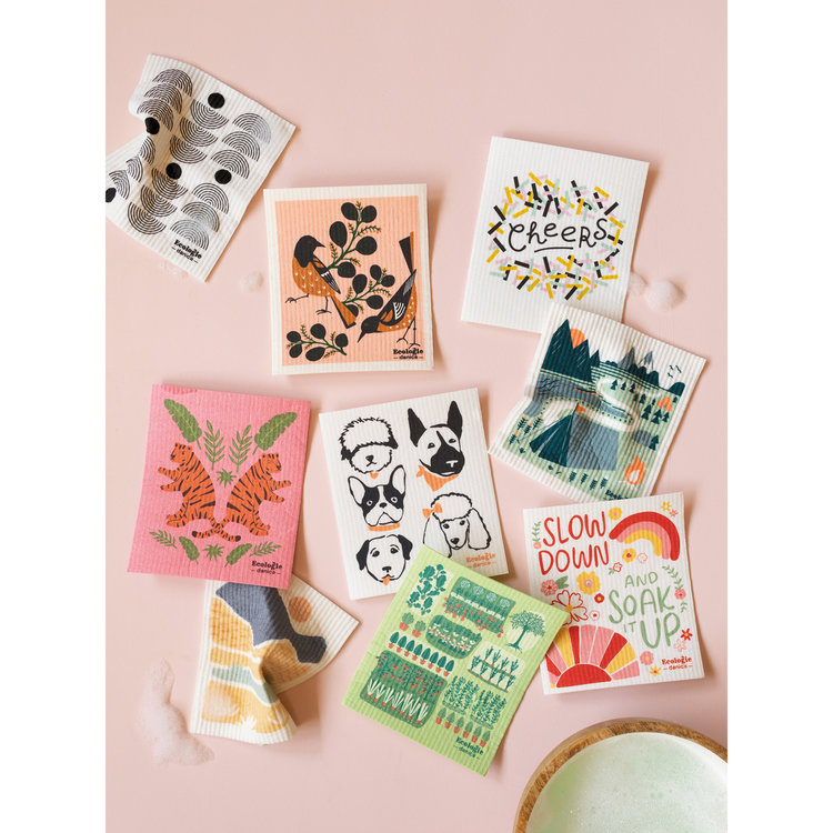 Dapper Dogs Cellulose Dishcloth