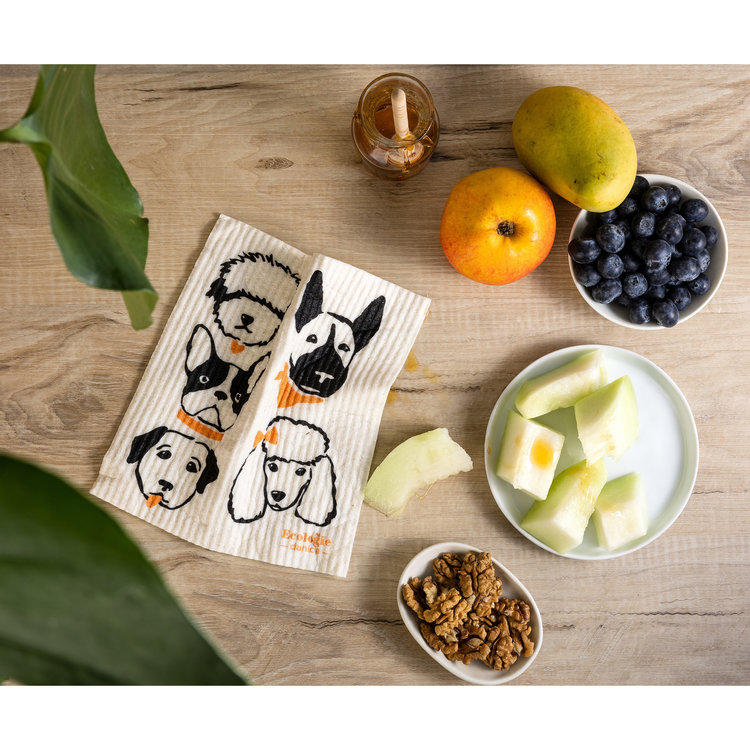 Dapper Dogs Cellulose Dishcloth