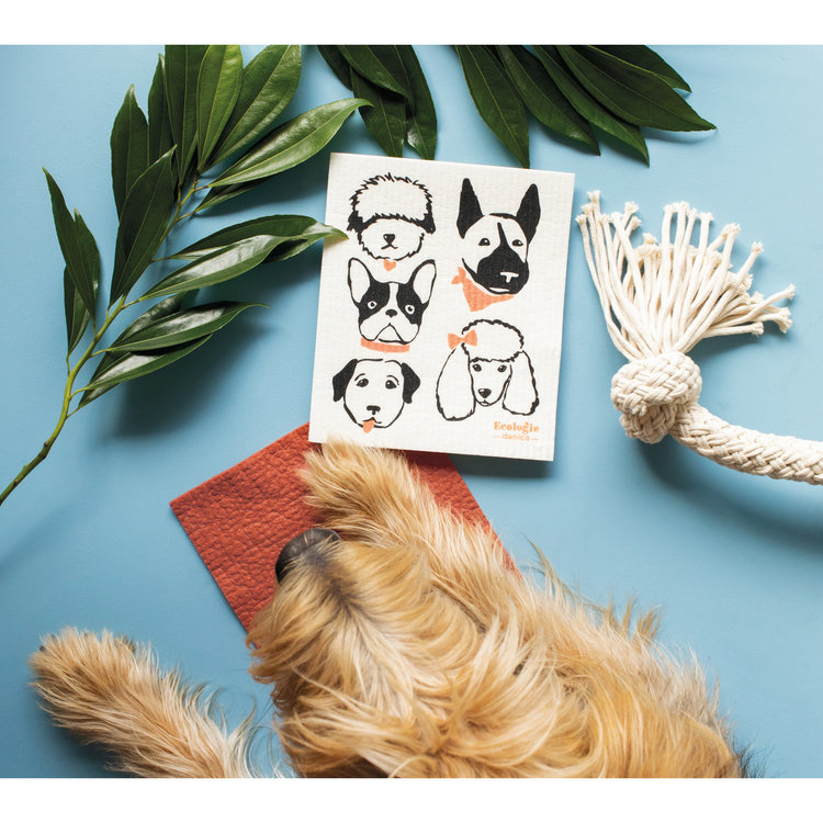 Dapper Dogs Cellulose Dishcloth