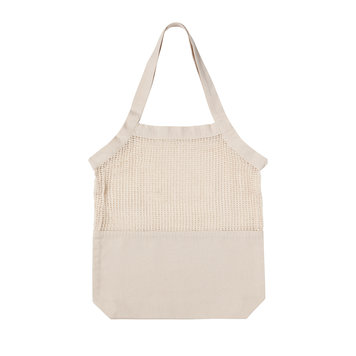 Natural  Woven Mesh Market Tote