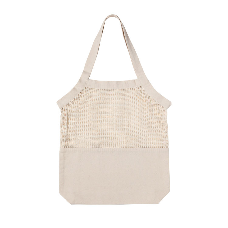 Natural  Woven Mesh Market Tote