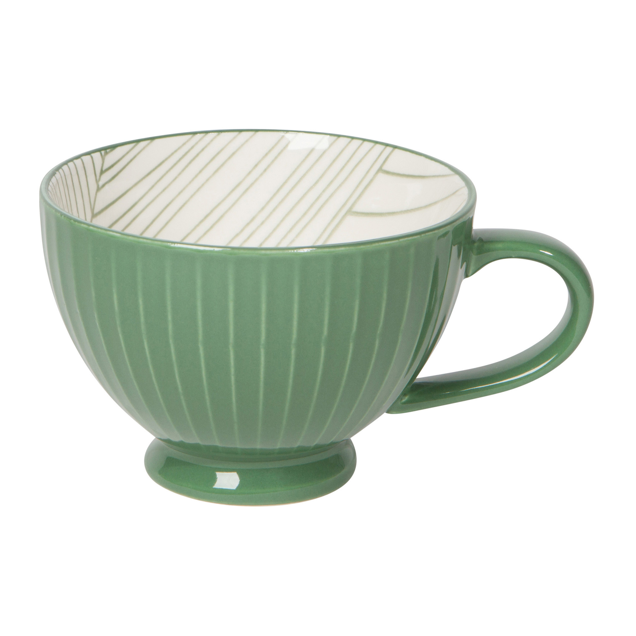 mug, latte elm green Whisk