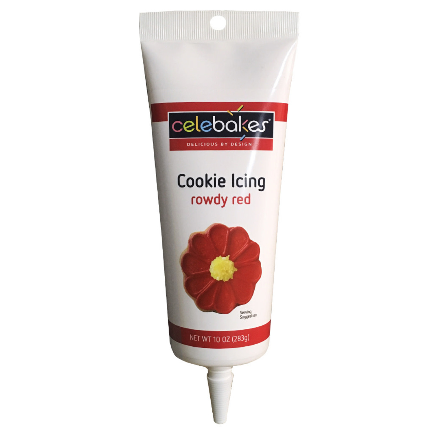 royal icing tube, 10oz red - Whisk