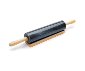 Verve Culture Marble Rolling Pin with Wood Base