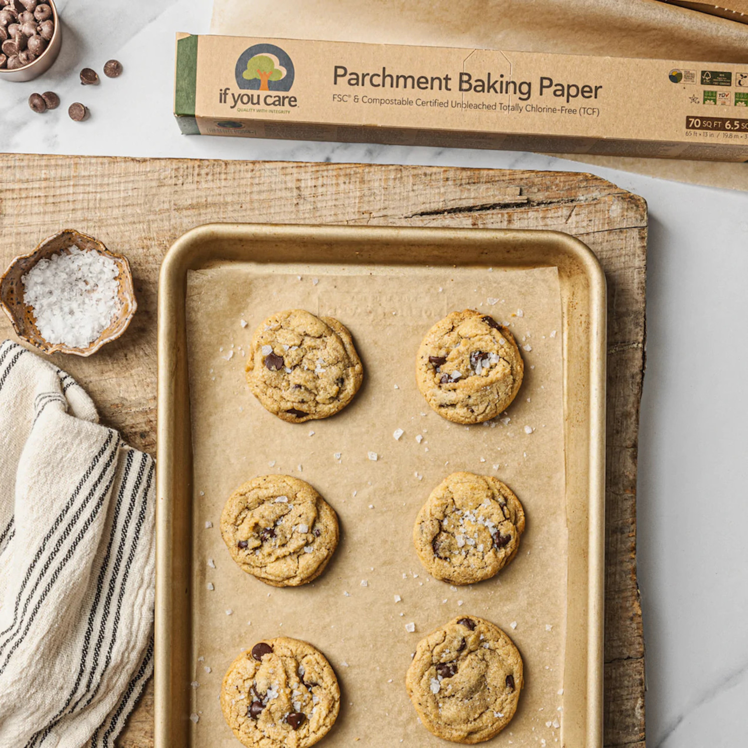 Mrs. Anderson's Baking Non-Stick Pre-Cut Parchment Paper Sheets, 12 x  16-Inches, 24 Sheets