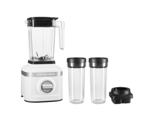 KitchenAid 3-Speed Ice Crushing Blender with 2 Personal Blender Jars in  Black Matte