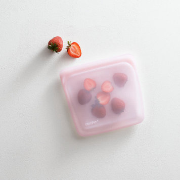 Stasher Pink Stasher Sandwich Storage Bag