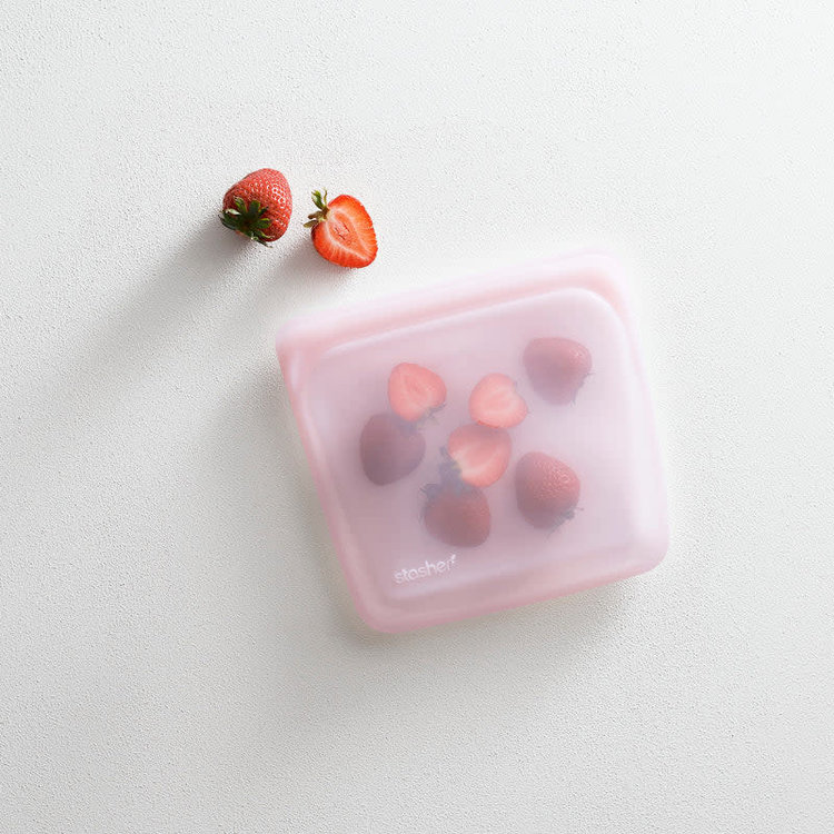 Stasher Pink Stasher Sandwich Storage Bag