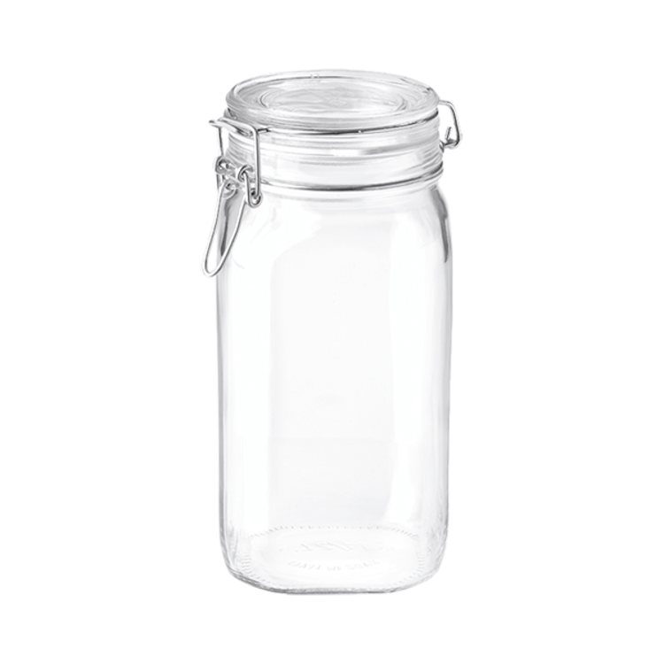 1.5 liter Fido Storage Jar Whisk
