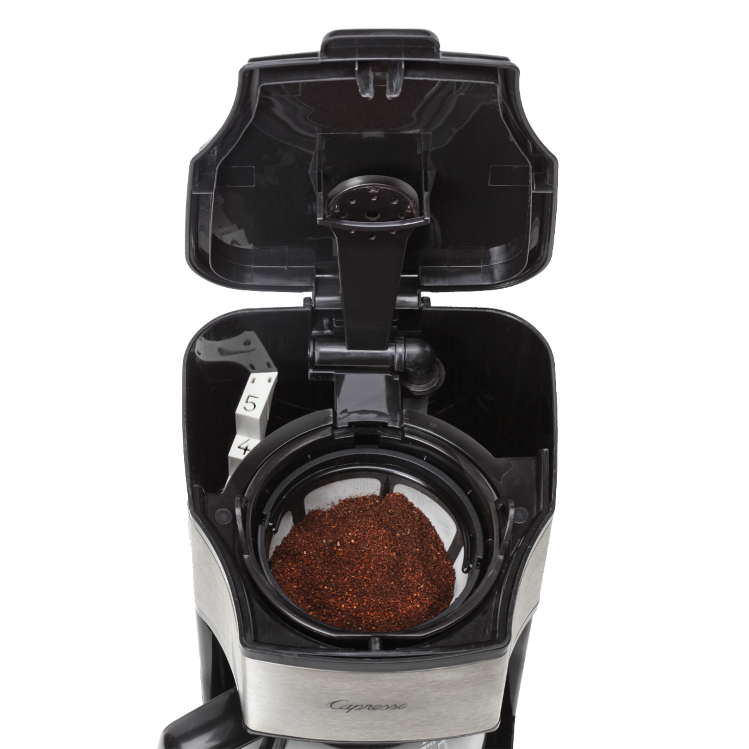 5-Cup Drip Coffee Maker - 25 Oz Electric Machine with Reusable Filter