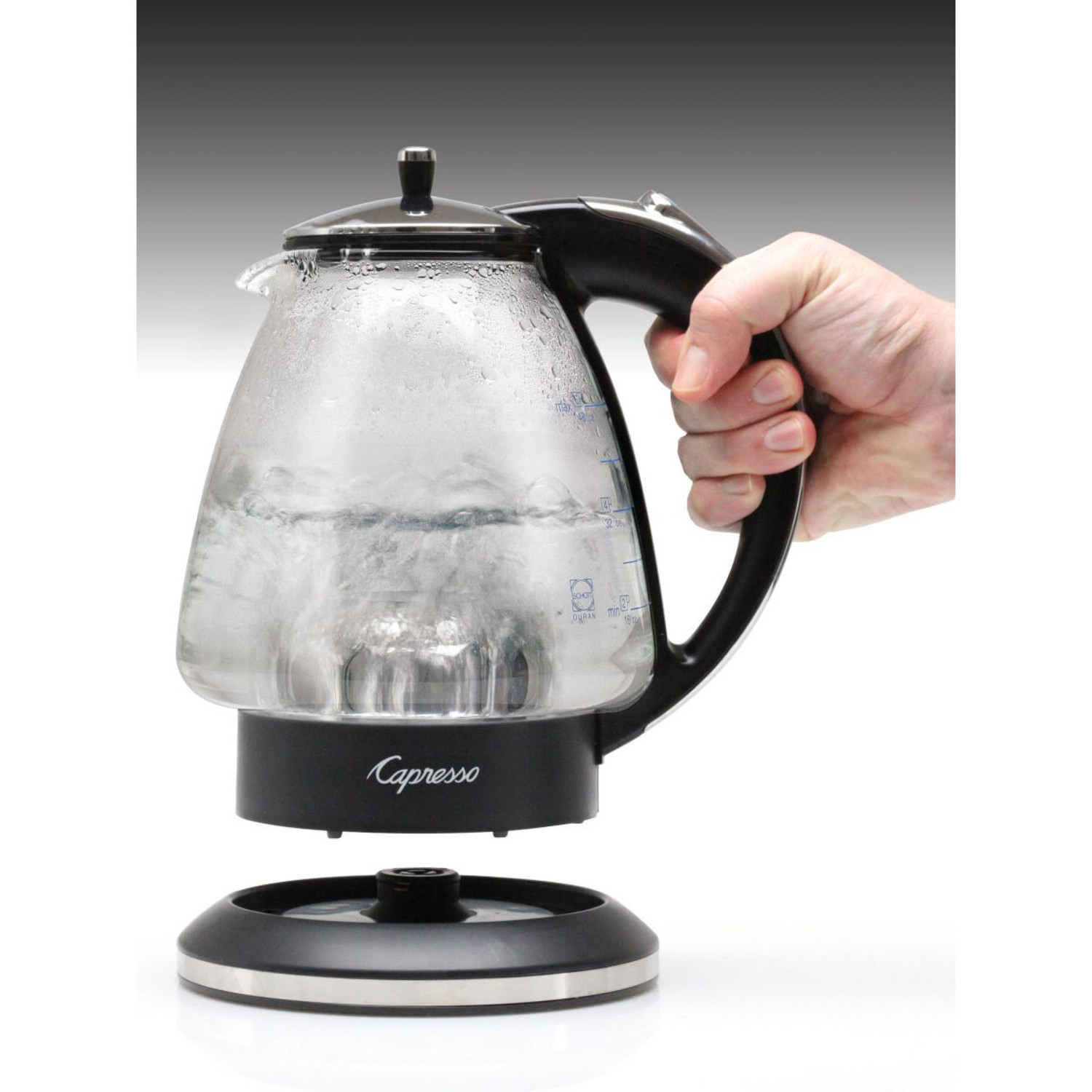 capresso glass water kettle