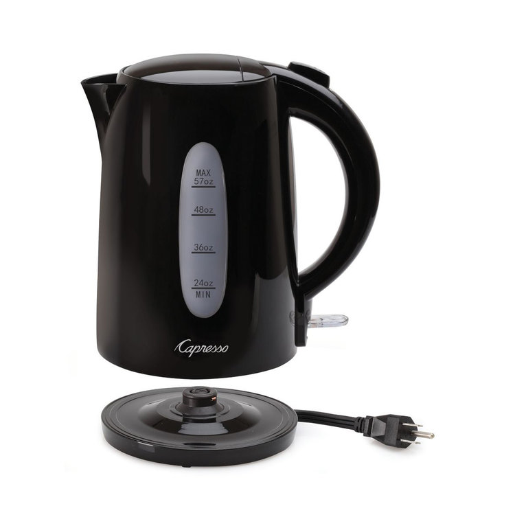 Capresso 57oz Black Electric Kettle