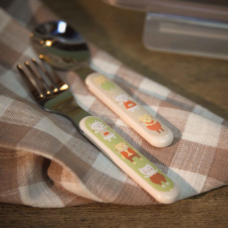 Prairie Kitty Kids Silverware Set