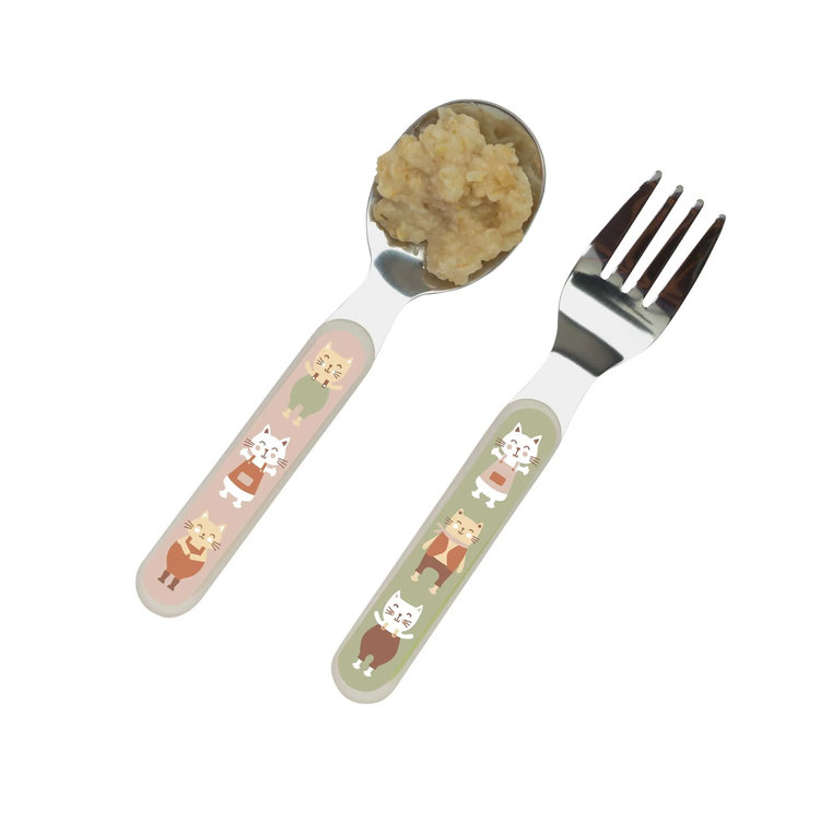 Prairie Kitty Kids Silverware Set