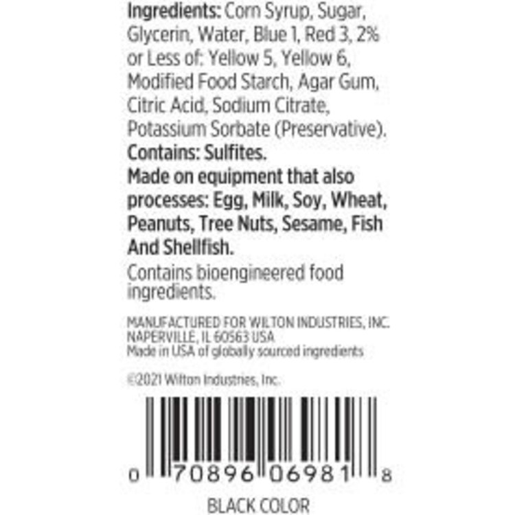 Wilton Black Gel Color