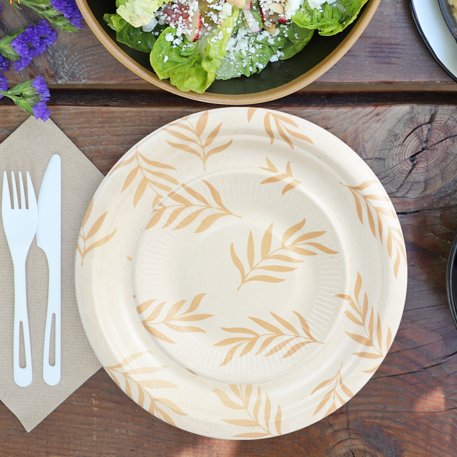 9 Compostable Plates set of 20 - Whisk