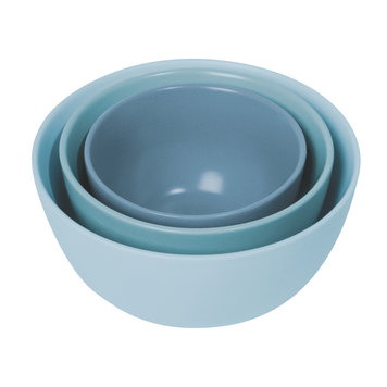 Robin's Egg Prep Bowls, set of 3
