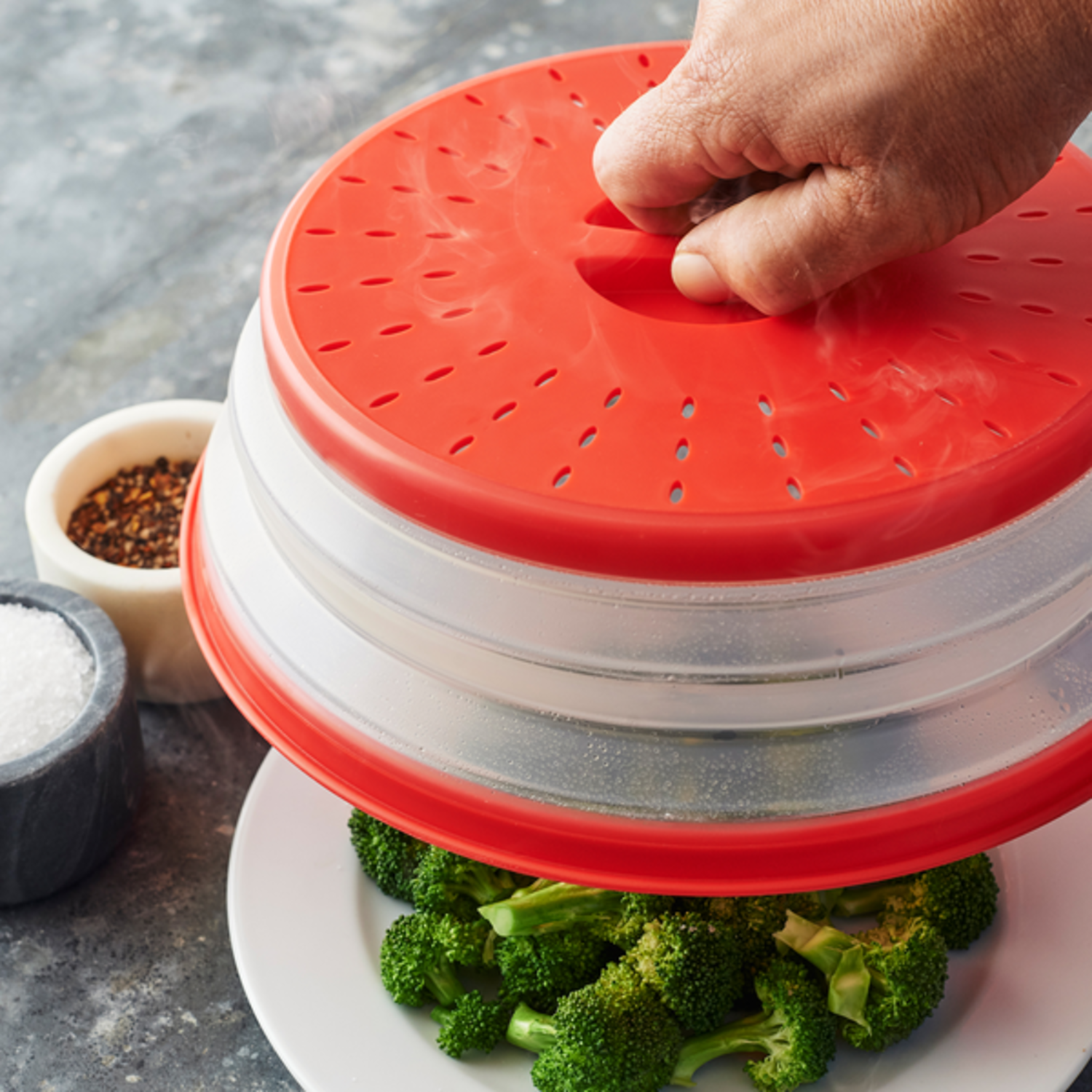 Magnetic Microwave Cover for Food, Collapsible Microwave Splatter