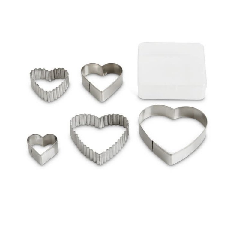 Heart Cutters, set of 5
