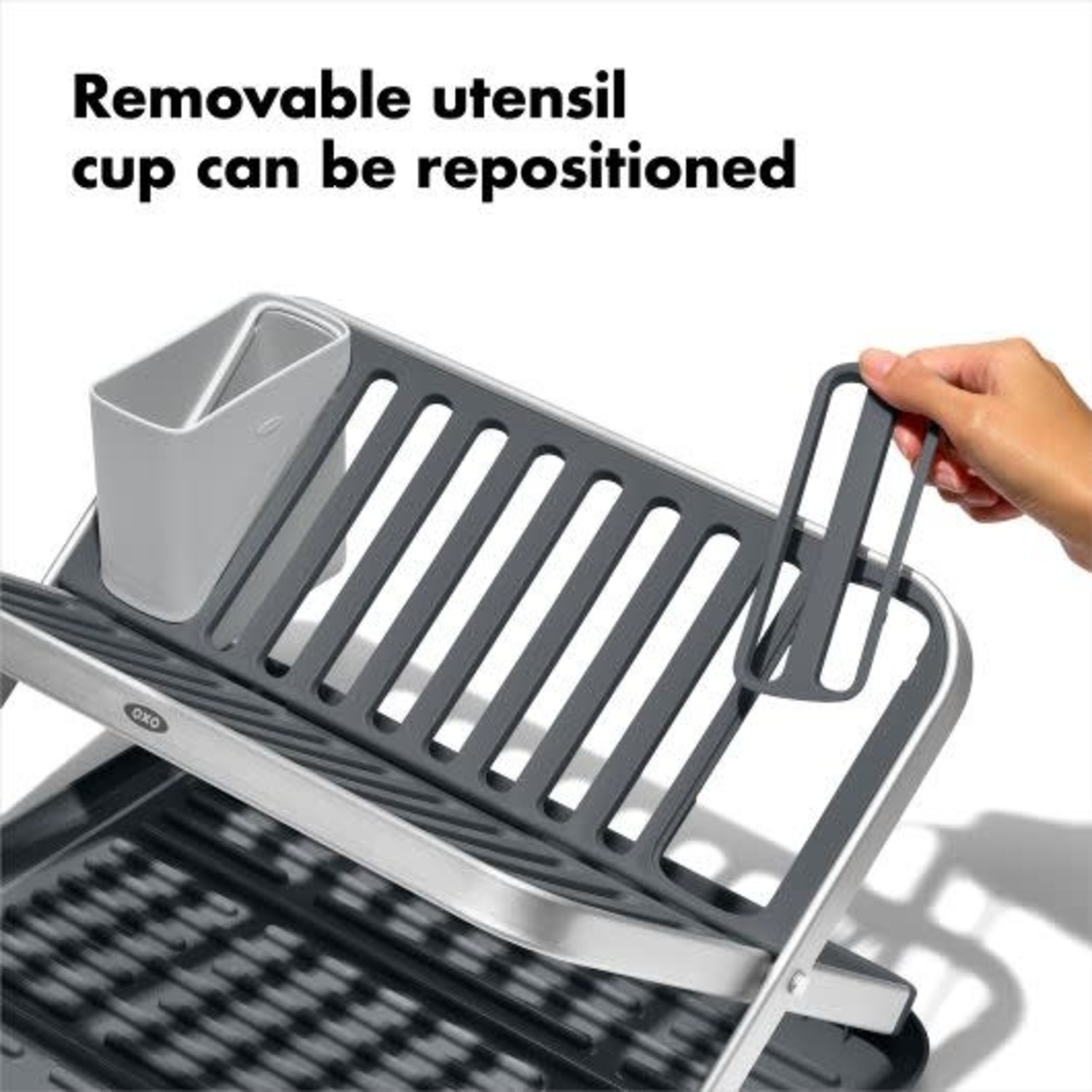 OXO Good Grips Over-The-Sink Aluminum Dish Rack