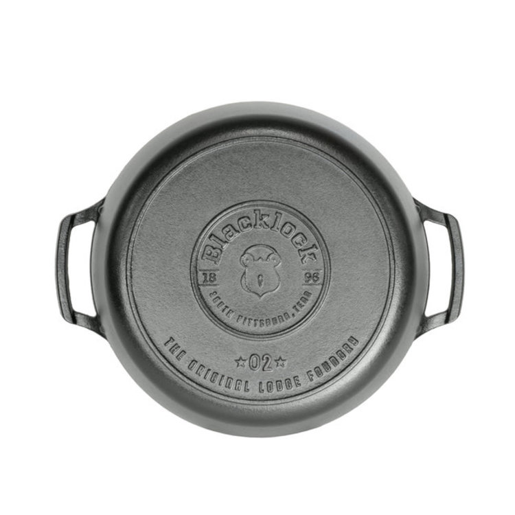 Lodge 5.5 quart Blacklock Triple Seasoned Cast Iron Dutch Oven