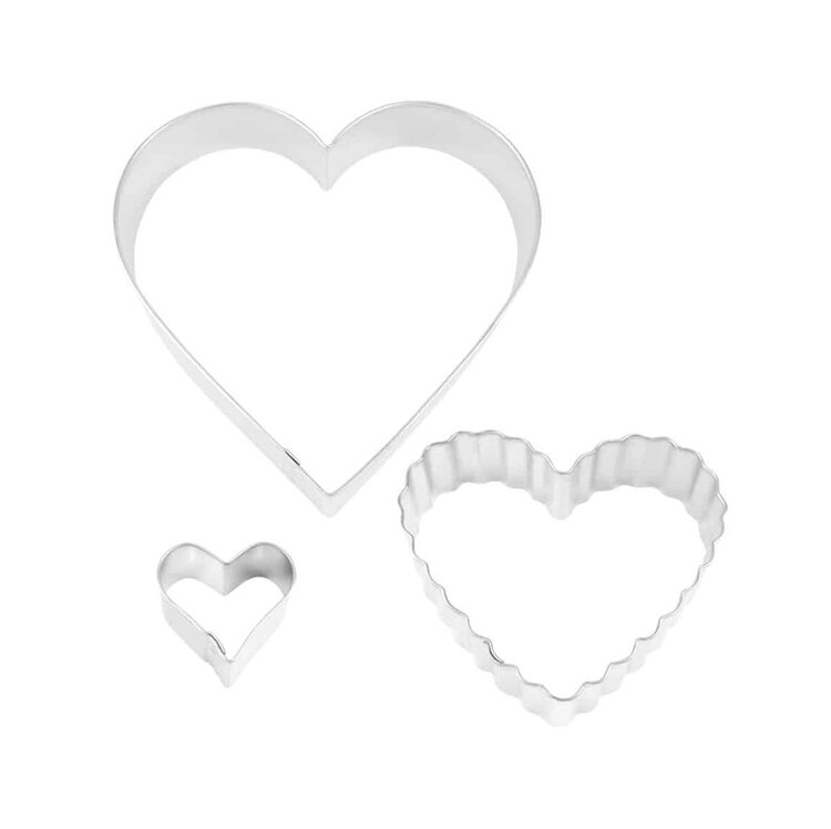 Heart Cutters, set of 3