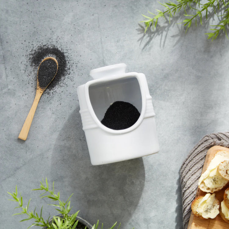 Large White Salt Pig