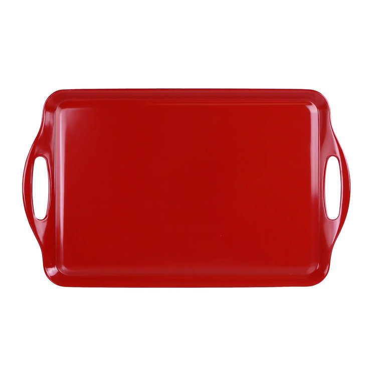 18.75x11.25" Red Melamine Tray
