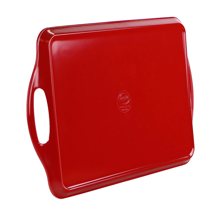 18.75x11.25" Red Melamine Tray