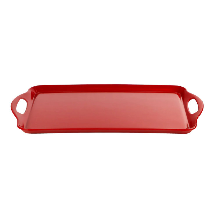 18.75x11.25" Red Melamine Tray