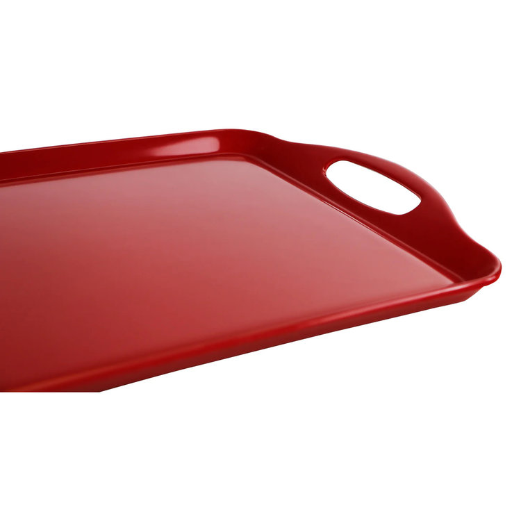18.75x11.25" Red Melamine Tray