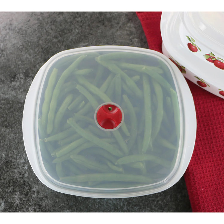 Apples (Microwave Safe) Tupperware, set of 3