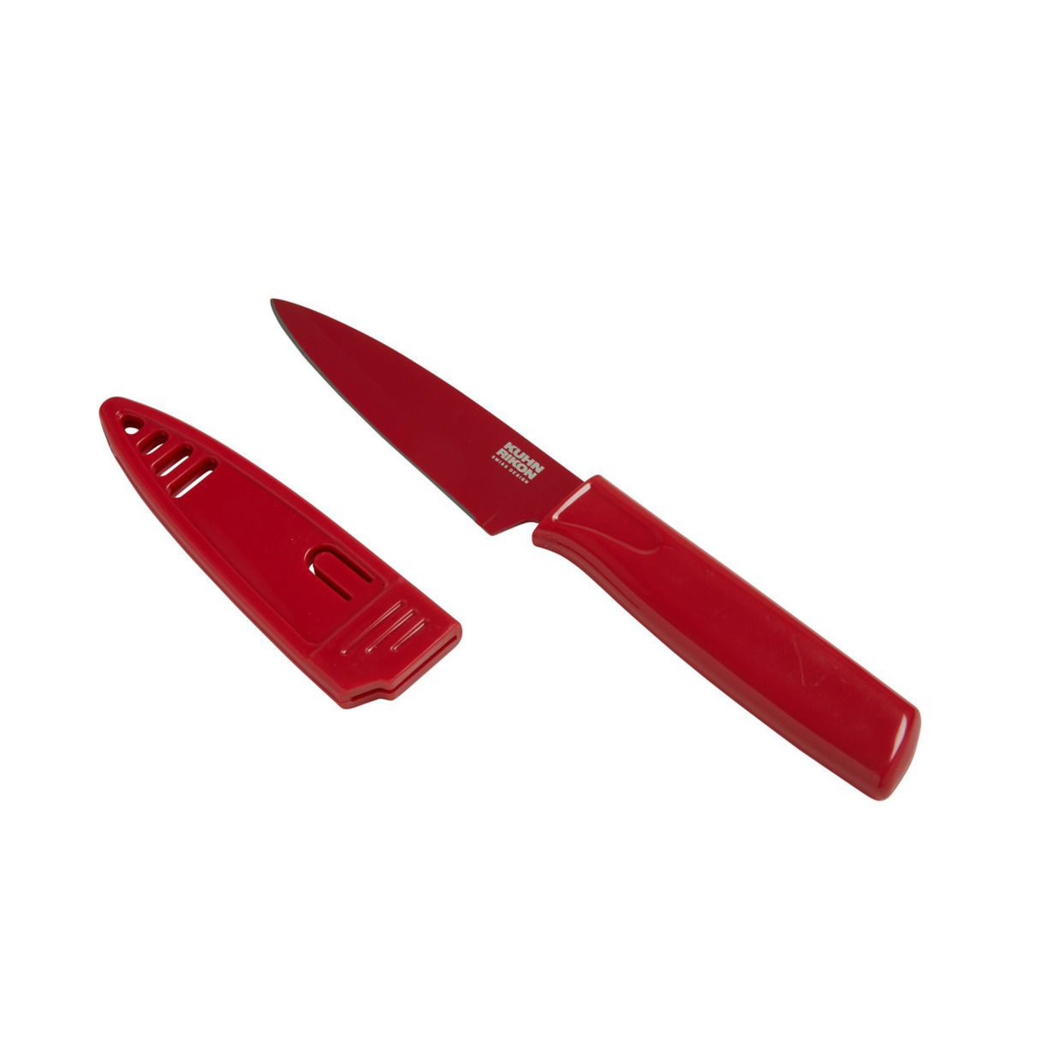 Kuhn Rikon Colori 4 Serrated Paring Knife at Swiss Knife Shop