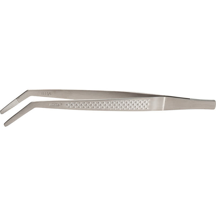 6 1/8" Curved Tip Plating Tweezers