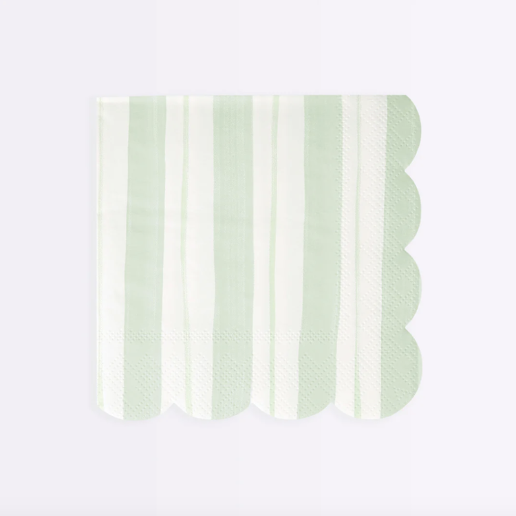 Ticking Stripe Lunch Napkins, set of 16