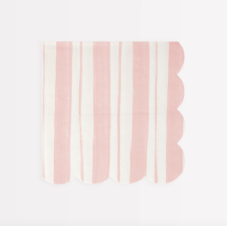 Ticking Stripe Lunch Napkins, set of 16