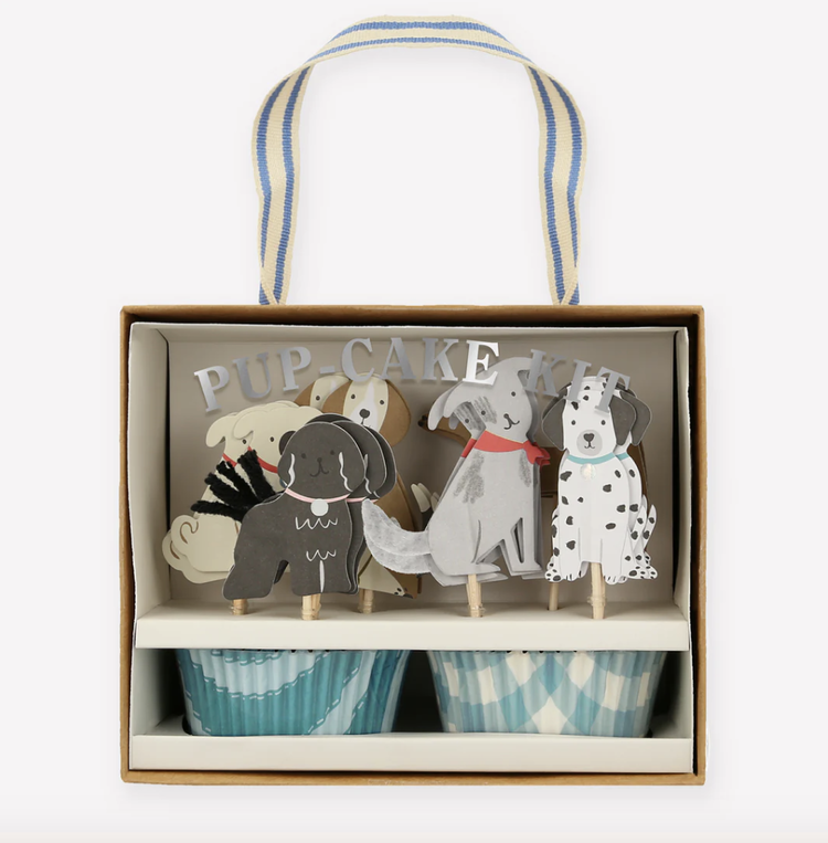 Puppy Cupcake Liners & Toppers