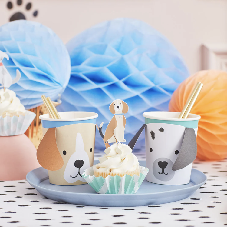 Puppy Cupcake Liners & Toppers