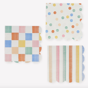 Quilt Cocktail Napkins, set of 16