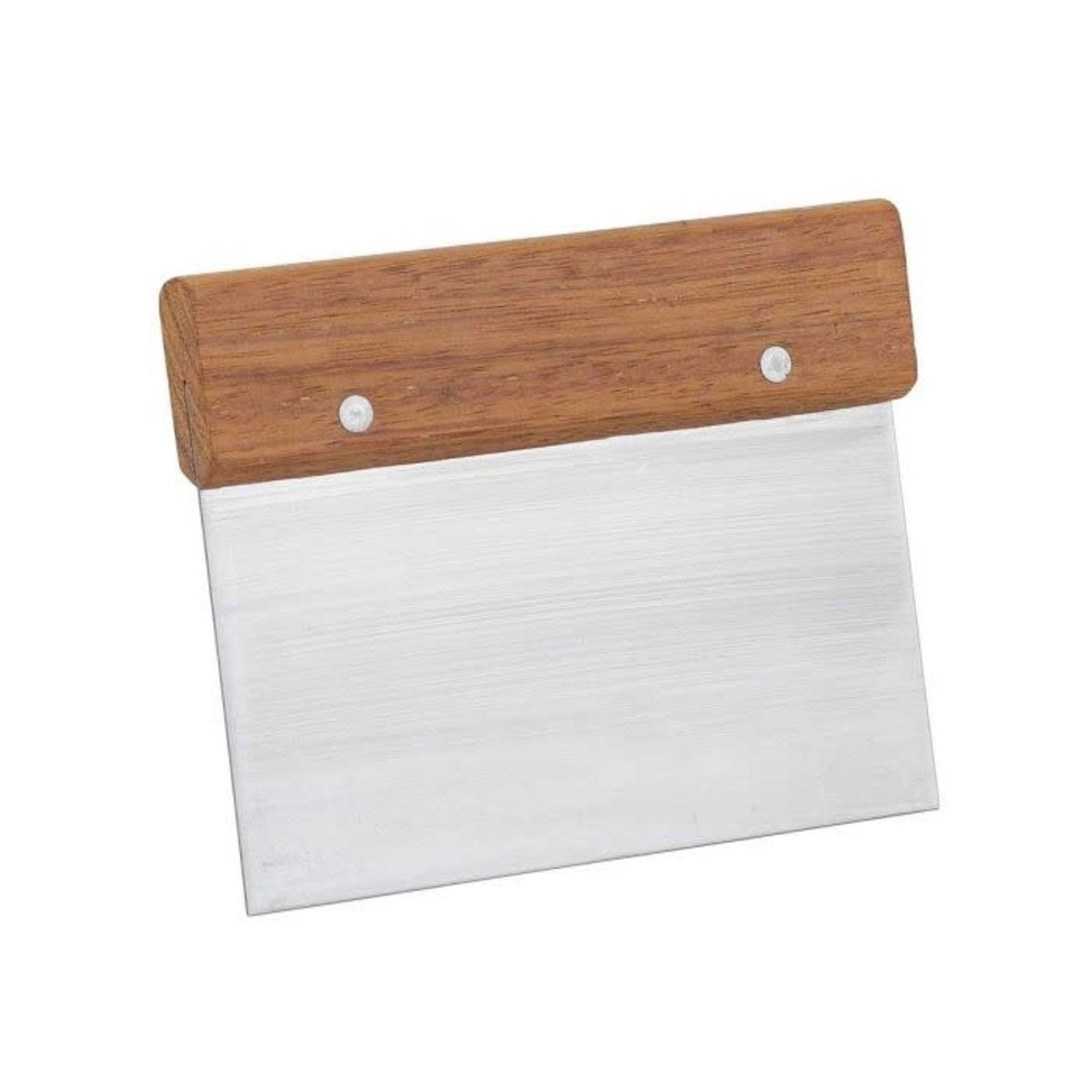 bench scraper, wood handle - Whisk