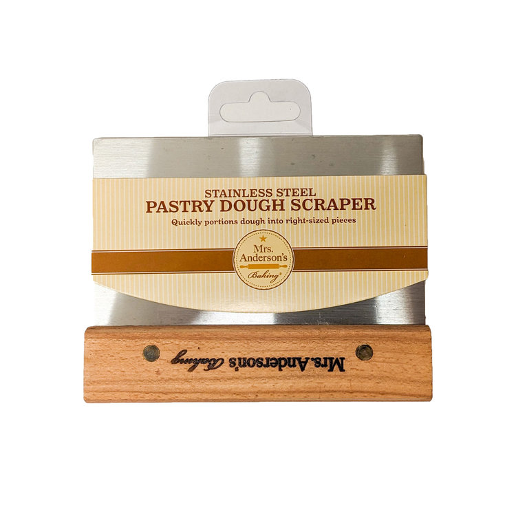 bench scraper, wood handle Whisk