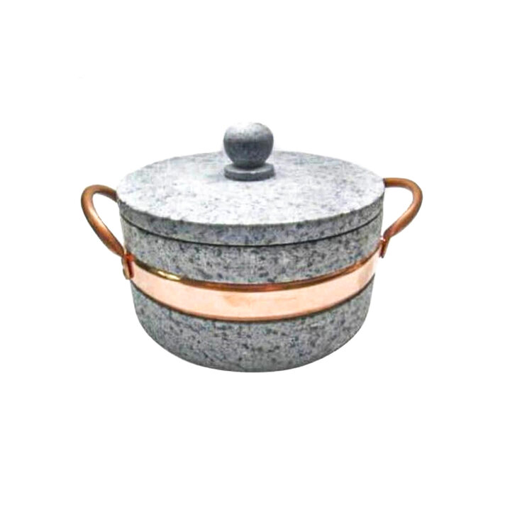 Soapstone Cookware Pot 2.5 Liters/2.65 Quart 