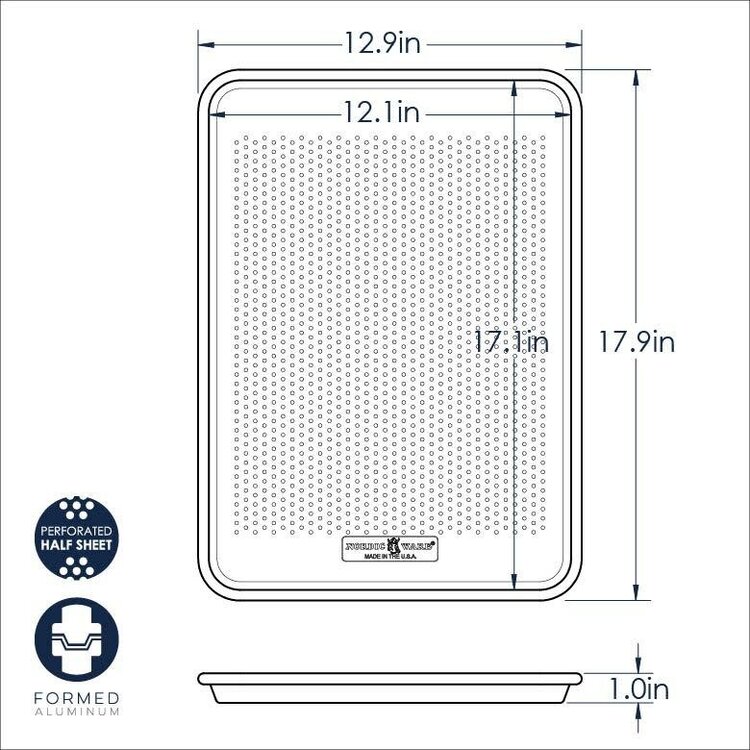 Nordic Ware Baking Half Sheet for Crisping