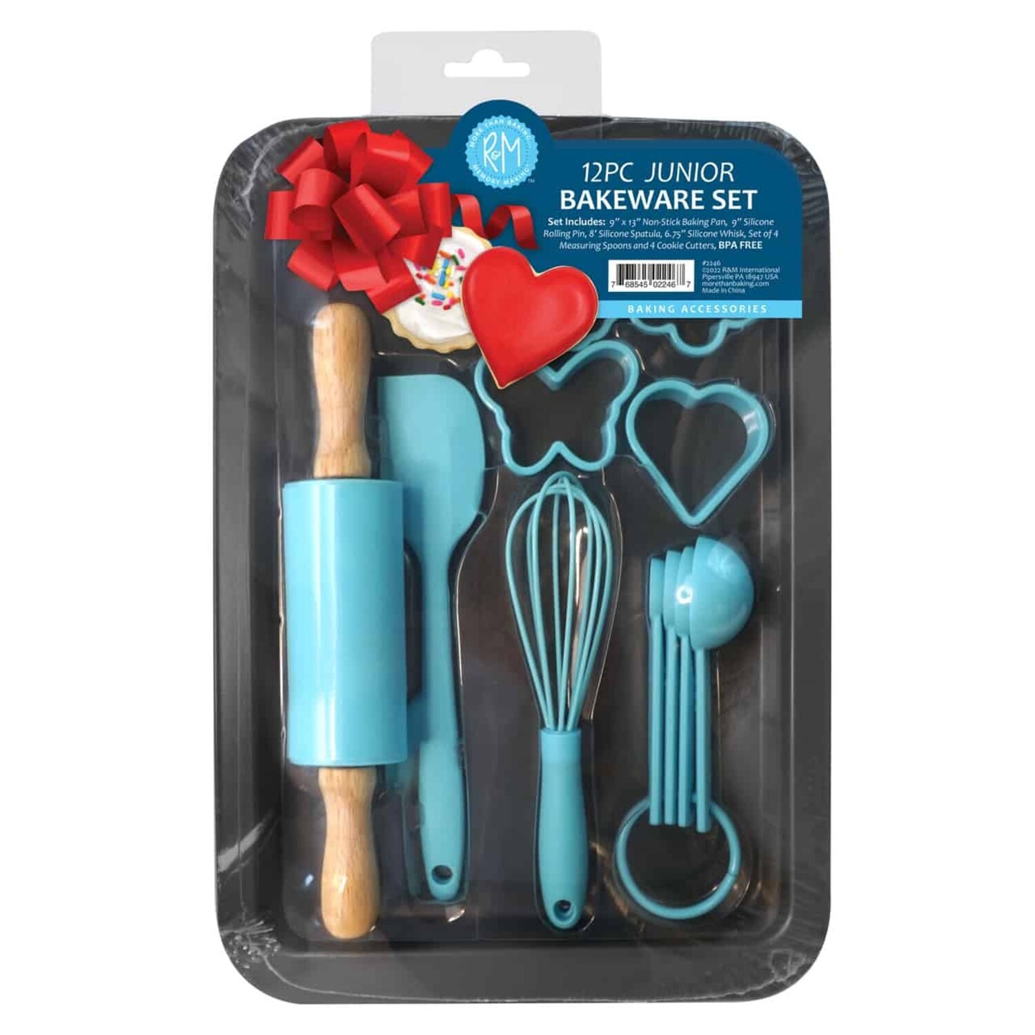  Silicone Spatulas Set, Rolling Pin, Cookie Cutters