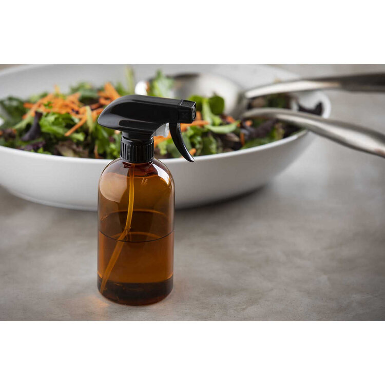 Amber Plastic Spray Bottle