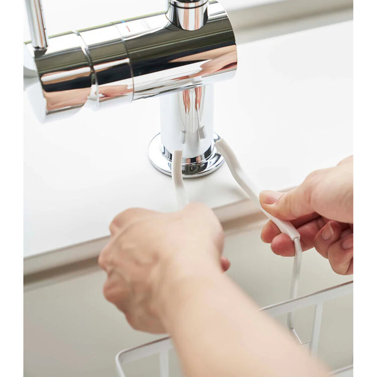 White Hanging Sponge Caddy