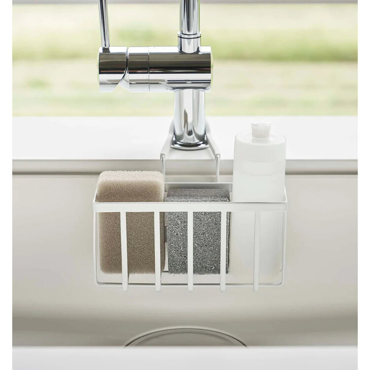 White Hanging Sponge Caddy
